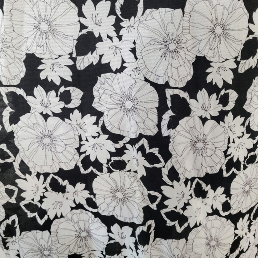 Old Navy Maternity Sleeveless Lightweight Black & White Floral Dress, Sz M Lined - Picture 6 of 7